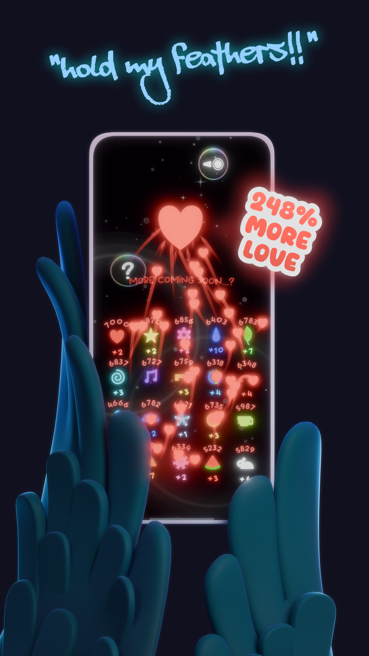 Hold my feathers!! 248% more love